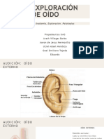 Exploración de Oido