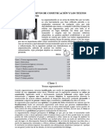 Los Medios Masivos de Comunicación y Los Textos Argumentativos