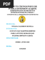 Administracion de Proyectos