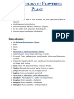 Morphology of Flowering Plants