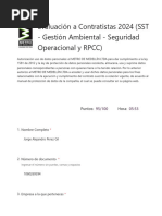 Evaluación A Contratistas 2024 (SST - Gestión Ambiental - Seguridad Operacional y RPCC) (Alejandro)