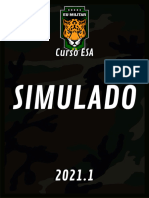 1 Simulado ESA 2021