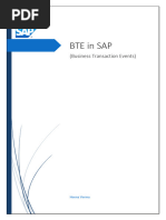 BTE in SAP by Heena Verma