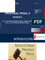 Sesión 3 - Derecho Procesal Penal II