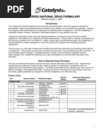 Catalyst RX Formulary Introduction