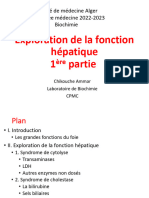 Exploration Des Fonctions Hépatiques (1 - 2)