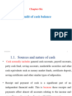 Audit 2 CH 6 Audit of Cash