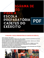 Cronograma de Estudos para Espcex