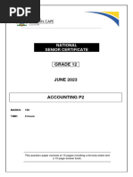 ACCOUNTING P2 QP GR12 P2 JUNE 2023 - English