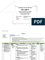 Silabus PAK Kelas 9 (6 Kolom)