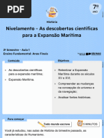 Nivelamento - As Descobertas Científicas para A Expansão Marítima