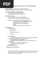 NICDAOSemi Detailed 4A S Lesson Plan TLE CARPENTRY (NICDAO)