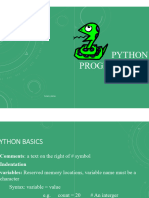 Python Programming Basics