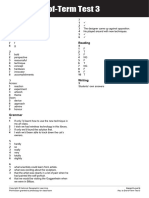 Impact Level 4 End-Of-term Test 3 Key 0