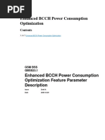 Enhanced BCCH Power Consumption Optimization Feature Parameter Description