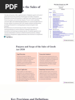 Introduction To The Sales of Good Act 1930: by Abhi H