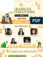 Group 2 - Arabian Literature