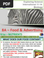 Unit 8A - Food and Nutrition