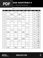 Sede Martínez Ii: Horarios: Lunes A Viernes: 7 A 22 Hs. - Sábado: 8 A 20 Hs