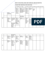 Newest Smds Rework 202324 First Semester Lecture Time Table