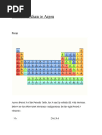 Period 3 Sodium To Argon Study Guide.