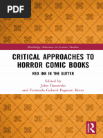 Critical Approaches To Horror Comic Books Red Ink in The Gutter