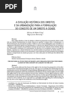 A Evolução Histórica Dos Direitos e Da Urbanização...