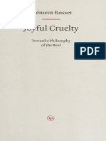 Joyful Cruelty: Clément Rosset