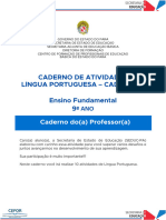 LP - Cad. 4 - 9º Ano Ef - Professor