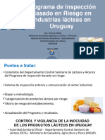 Programa de Inspección Basado en Riesgo en Industrias Lácteas