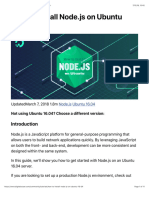 How To Install Node - Js On Ubuntu 16.04 - DigitalOcean
