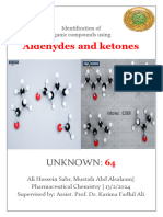 Lab 4 Aldehyde and Ketons