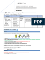 SES-MAT-3 Reforzamos, Lectura, Escritura y Valor Posicional