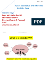 DifferencebetwndescripandinfeStatistics Rahid