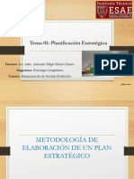 Tema 01 Planificación Estrategica