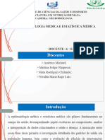 Epidemiologia Médica E Estatística Médica