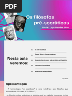 3° Ano - AULA 02 - Os Filósofos Pré-Socráticos