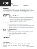 Jack Locke Resume