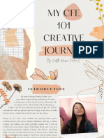 My CFE 101 CREATIVE JOURNEY