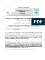 Performances D'energie Electrique D'une Habitation À Energie Positive en Milieu Suburbain en Algérie