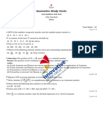 Real Numbers Unit Test