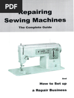 Repairing Sewing Machines Service Manual