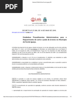 Decreto 27206 2019 de Foz Do Iguaçu PR Inventario Floresta