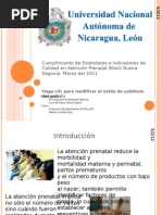 Estandares de Calidad en Atencion Prenatal