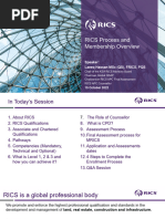 RICS Process and Mempership Overview