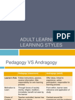 Adult Learning and Learning Styles