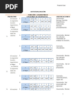 Función Logaritmica (Autoevaluación)