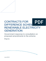 Contracts For Difference Renewable Energy Consultation Response Part A