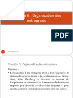 Chapitre 5 Organisation