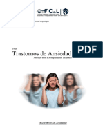 Trastronos de Ansiedad - Apuntes de Clases